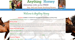 Desktop Screenshot of anythinghorsey.com
