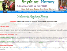 Tablet Screenshot of anythinghorsey.com